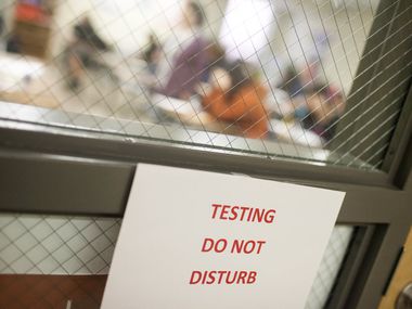 Fifth- and eighth-grade students across Texas made gains in math on this spring's STAAR...