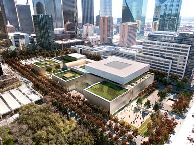 Nieto Sobejano proposal for the expansion of the DMA, aerial view. Copyright Nieto Sobejano...