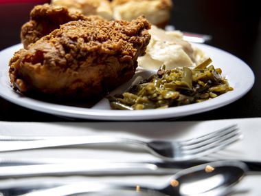 Here's the way to do it at Bubba's: Get the three-piece fried chicken with yeast rolls,...